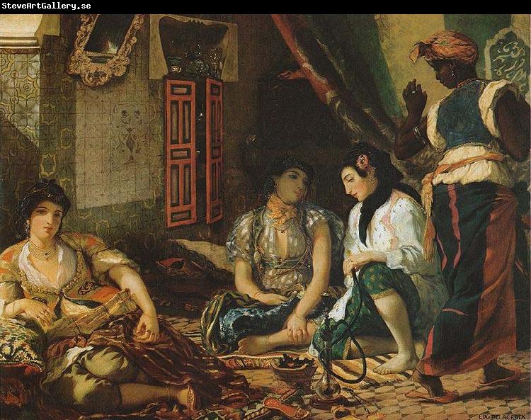 Eugene Delacroix The Women of Algiers